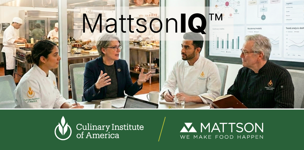 Mattson and The Culinary Institute of America Launch an AI Collaboration for the Future of Food